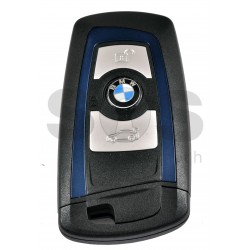 Смарт кутийка за ключ на BMW F Series 3 бутона HU100R Blue line БЕЗ ЛОГО