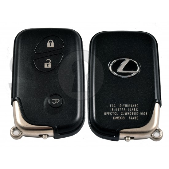 Кутийка за ключ (смарт) за Lexus с 3 бутона SUV Кутийка за ключ (смарт) за Lexus с 3 бутона SUV