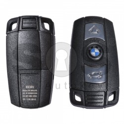 Кутийка за ключ (смарт) за BMW Е-серия с 3 бутона - HU92 БЕЗ ЛОГО KEYLESS GO
