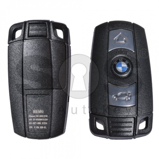 Кутийка за ключ (смарт) за BMW Е-серия с 3 бутона - HU92 БЕЗ ЛОГО KEYLESS GO