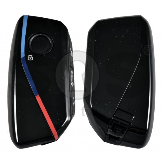 Кутийка за ключ (смарт) за BMW 4 бутона - HU101R BLACK M без лого Кутийка за ключ (смарт) за BMW 4 бутона - HU101R BLACK M без лого