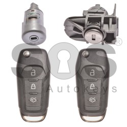 Сет комплект за Ford Mondeo с 3 бутона 434MHz HU101