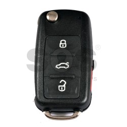 Кутйка зз ключ (сгъваем) за VW UDS GOLF6 / POLO / CADDY с 3+1 бутона HU66