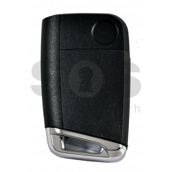 Кутийка за ключ Volkswagen (Flip) 3+1P бутони HU162T MQB